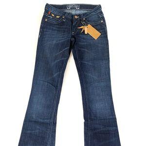 Robins Jeans Los Angeles - GARBOT Gold Embroidery 25" MSRP: $350 -90% OFF - NWT